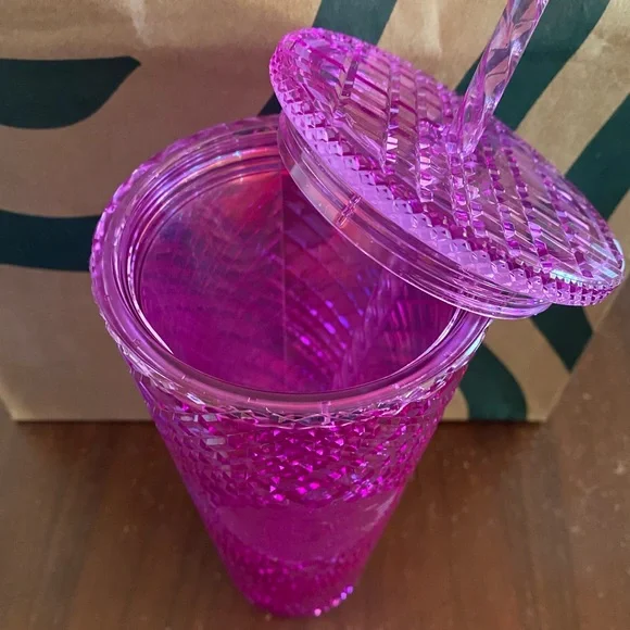 Starbucks Tumbler - Taffy Purple Jeweled - Jan 2023 Release - Venti 24oz - Picture 4 of 5